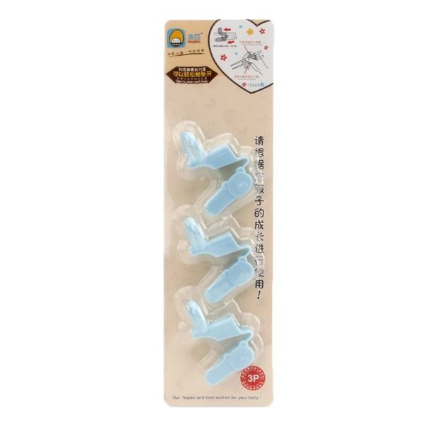 3pcs / set Children Chopstick Grip Corrector Non-slip Practice Chopsticks Finger Cots (Blue)