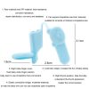 3pcs / set Children Chopstick Grip Corrector Non-slip Practice Chopsticks Finger Cots (Blue) - Image 3
