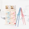 3pcs / set Children Chopstick Grip Corrector Non-slip Practice Chopsticks Finger Cots (Blue) - Image 6