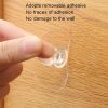 2pcs / Pack Invisible Cabinet Drawer Suction Cup Sticky Handle Acrylic Self-Adhesive Closet Glass Handle - Image 4