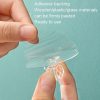 2pcs / Pack Invisible Cabinet Drawer Suction Cup Sticky Handle Acrylic Self-Adhesive Closet Glass Handle - Image 6