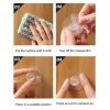 2pcs / Pack Invisible Cabinet Drawer Suction Cup Sticky Handle Acrylic Self-Adhesive Closet Glass Handle - Image 9