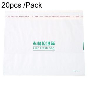 20pcs / Pack Car And Household Disposable Garbage Bag Self-Adhesive Automobile Storage Organizer, Size: Small