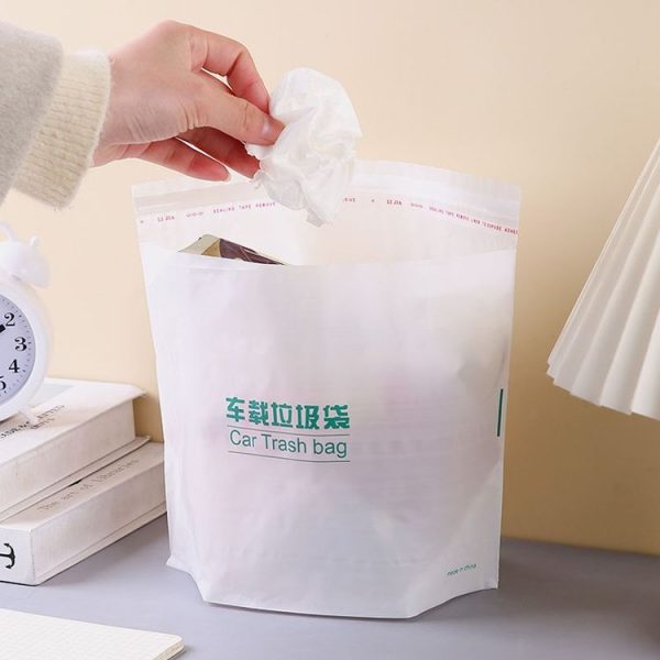 20pcs / Pack Car And Household Disposable Garbage Bag Self-Adhesive Automobile Storage Organizer, Size: Small - Image 8