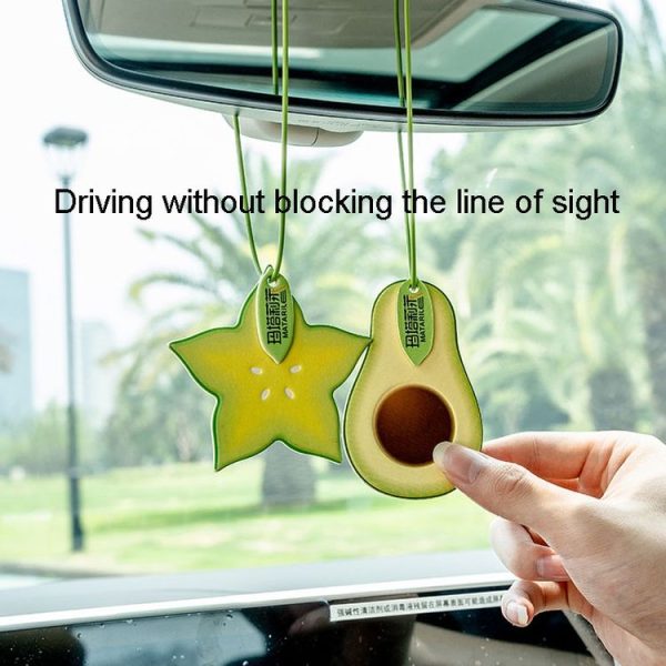 MATARILE Automotive Fruit Fragrance Diffuser Car And Home Deodorizing Scented Pieces, Style: Dragon Fruit-Sea Wind - Image 5
