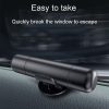 Car Emergency Life-Saving Safety Hammer Multifunctional Fast Window Breaker For Vehicle 2 In 1 (Red) - Image 7