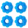 4pcs / Set Household Anti-tangle Laundry Balls Anti-knotting Laundry Cleaning Ball for Washing Machine (Blue)