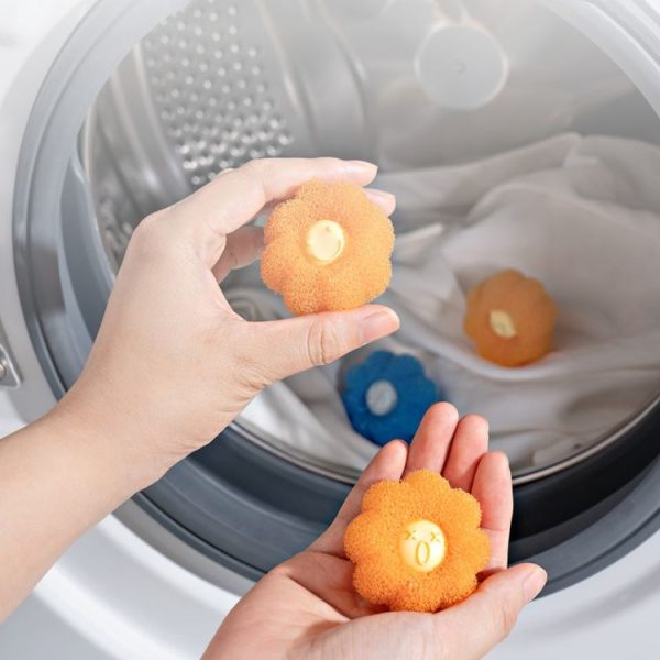 4pcs / Set Household Anti-tangle Laundry Balls Anti-knotting Laundry Cleaning Ball for Washing Machine (Blue) - Image 8