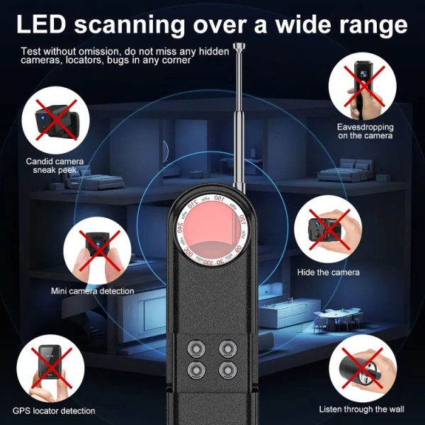 T01 Wireless Detector Camera Anti-eavesdropping Positioning GPS Alarm - Image 11
