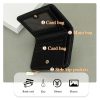 Baellerry N2401 PU Leather Short Wallet with Multiple Card Slots Cross Flower Zipper Coin Purse (Brown) - Image 3