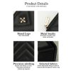 Baellerry N2401 PU Leather Short Wallet with Multiple Card Slots Cross Flower Zipper Coin Purse (Brown) - Image 4