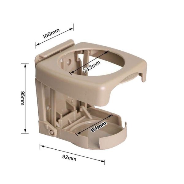 Car Air Vent Multifunctional Drink Holder Car Mug Stand Ashtray Rack (Gray) - Image 4