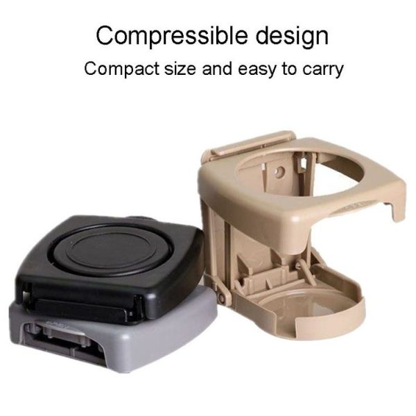 Car Air Vent Multifunctional Drink Holder Car Mug Stand Ashtray Rack (Gray) - Image 5