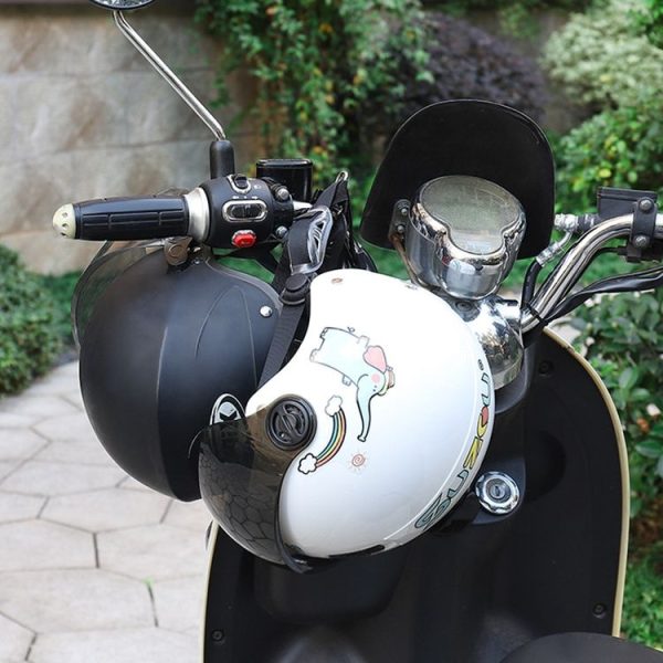 Motorcycle Helmet Anti-Theft Lock Fixed Helmet Combination Padlock, Color: Black - Image 10