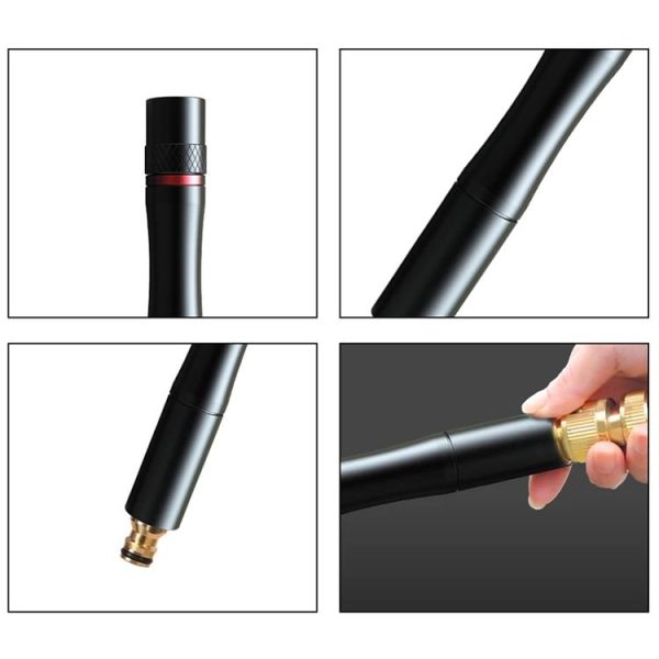 Straight Car Wash Watering Sprinkler High Pressure Garden Irrigation (Black) - Image 5