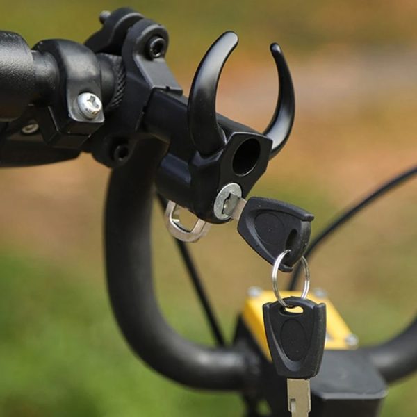 Bullhead Helmet Lock Hooks Front Universal No-Punch Motorcycle Bike Storage Hook (Black) - Image 6