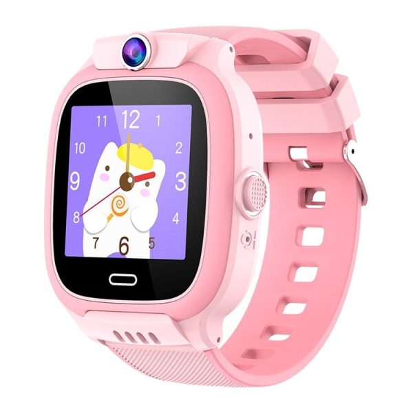 Y36 1.44-inch 4G Video Call Waterproof Smart Children Phone Watch with SOS Function (Pink)