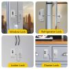 Children Window Safety Lock Limited Positioning Password Refrigerator Lock (White) - Image 12