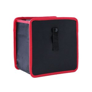 Car Seatback Trash Can Automotive Multifunctional Storage Organizer, Style: Black Red Edge