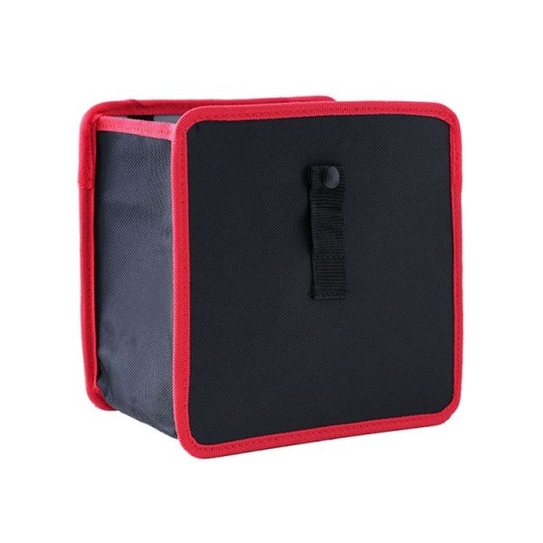 Car Seatback Trash Can Automotive Multifunctional Storage Organizer, Style: Black Red Edge