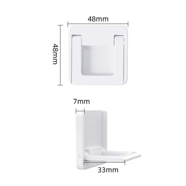 Children Protective Window Lock Flat Movement Doors Drawers Lock Cabinet Door Handle (White) - Image 10