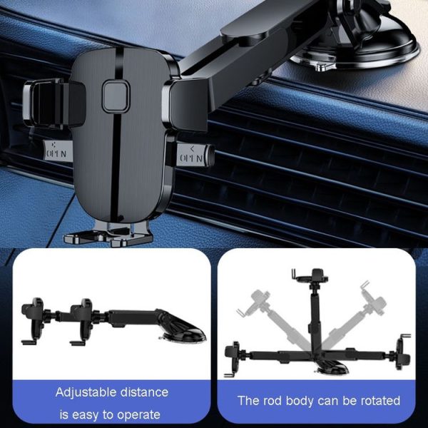 Suction Cup Model Car Cell Phone Telescopic Holder Universal Automobile Navigation Bracket - Image 10
