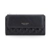 Baellerry N2403 Ladies Long Wallet with Multiple Card Slots Large Capacity Tri-fold Clutch Bag, Color: Black