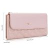 Baellerry N2403 Ladies Long Wallet with Multiple Card Slots Large Capacity Tri-fold Clutch Bag, Color: Black - Image 4