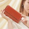 Baellerry N2403 Ladies Long Wallet with Multiple Card Slots Large Capacity Tri-fold Clutch Bag, Color: Black - Image 7