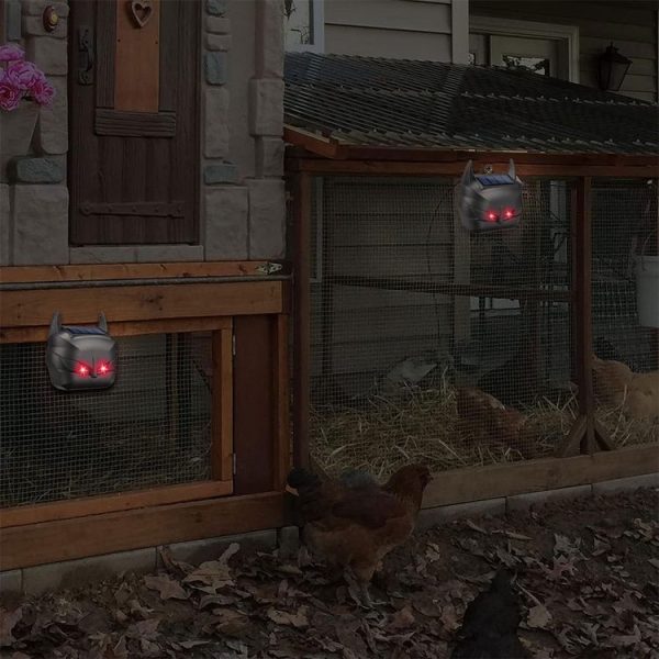 MS-216 Solar Red Light Burst Flash Mouse Repeller Ultrasonic Animal Repeller - Image 10