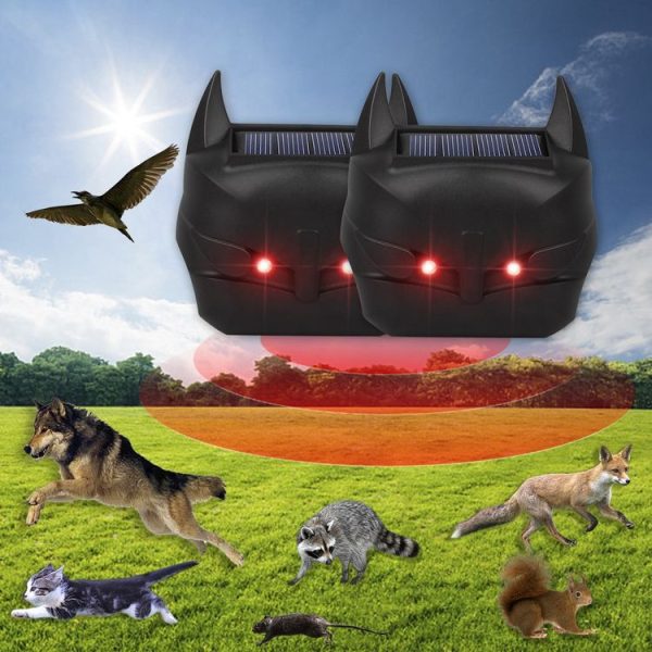 MS-216 Solar Red Light Burst Flash Mouse Repeller Ultrasonic Animal Repeller - Image 2