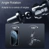MCZBAO Car Gravity Cell Phone Holder Automotive Multifunctional Mirror Telescopic Navigation Mount, Size: Suction Cup (Silver) - Image 10