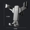 MCZBAO Car Gravity Cell Phone Holder Automotive Multifunctional Mirror Telescopic Navigation Mount, Size: Suction Cup (Silver) - Image 3