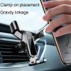MCZBAO Car Gravity Cell Phone Holder Automotive Multifunctional Mirror Telescopic Navigation Mount, Size: Suction Cup (Silver) - Image 6