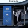 MCZBAO Car Gravity Cell Phone Holder Automotive Multifunctional Mirror Telescopic Navigation Mount, Size: Suction Cup (Silver) - Image 7