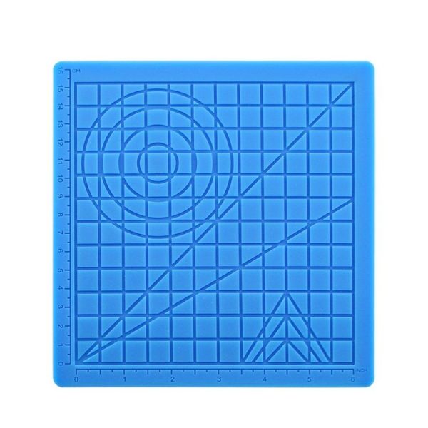 3D Printing Pen Copy Silicone DIY Painting Template Mat, Specification: Blue