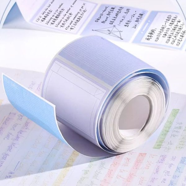 256pcs / Box Pull Out Sticky Notes Office Memo Ticket Paper (Gradient Blue) - Image 6