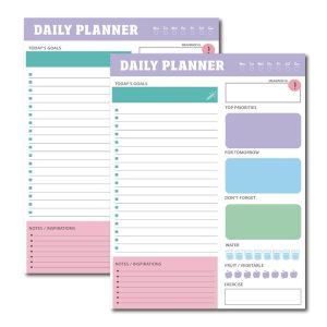 60pages / Book Weekly Planning Note Pad Schedule Time Management Planning Notebook (Jh002)
