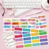 15sheets / Set 240pcs Water Color English Motivational Stickers Diary Water Cup Gift DIY Stickers (G007) - Image 5
