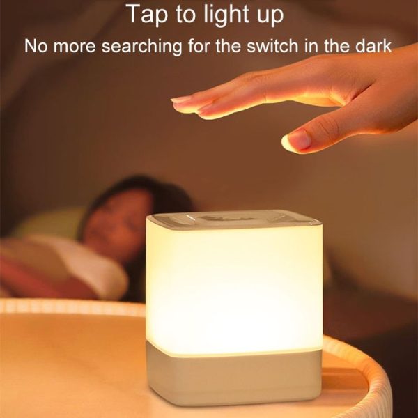 LED Sleeping Night Light Bedroom Warm Light Ambiance Bedside Lamp, Model: Plug-In - Image 4
