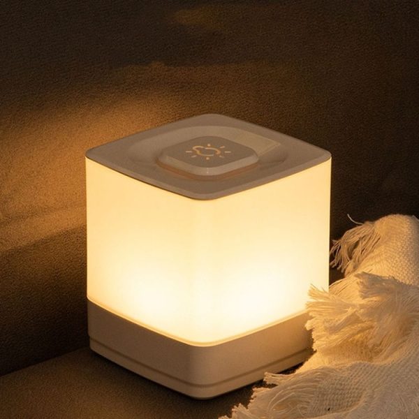 LED Sleeping Night Light Bedroom Warm Light Ambiance Bedside Lamp, Model: Plug-In - Image 9