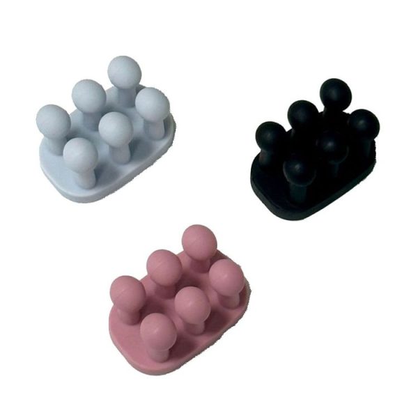 Nail Free Office Silicone Non-Tracking Hooks Kitchen Waterproof Wall Hangers (Black) - Image 3