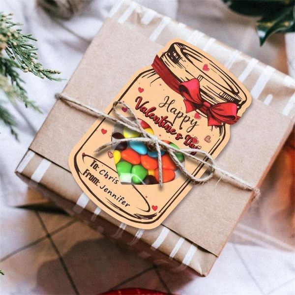 Valentine Day Bottle Shape Greeting Card Holiday Gift Exchange Card Kids Party Favor Message Card, Spec: 24pcs / Set - Image 8