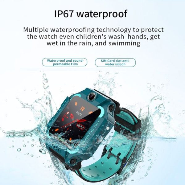 Q19 1.44-inch 360-degree Rotating Positioning Camera Smart Waterproof Children Calling Watch (Green) - Image 11