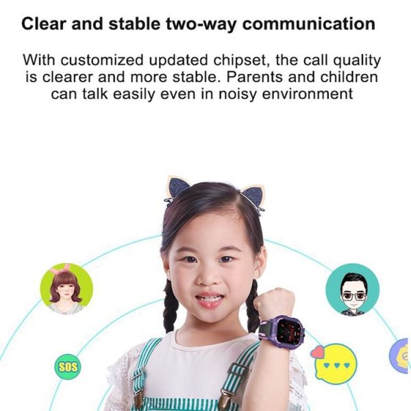 Q19 1.44-inch 360-degree Rotating Positioning Camera Smart Waterproof Children Calling Watch (Green) - Image 7