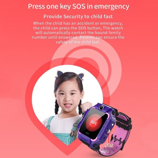 Q19 1.44-inch 360-degree Rotating Positioning Camera Smart Waterproof Children Calling Watch (Green) - Image 9
