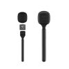 Microphone Interview Handle For DJI Mic / Moma / Rode Wireless Go / Relacart (Black)