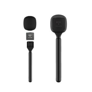 Microphone Interview Handle For DJI Mic / Moma / Rode Wireless Go / Relacart (Black)
