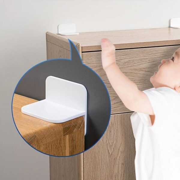 7x5.5cm Cabinet Partition Holder Child Safety Protection Anti-Tipping Fence Fixer - Image 5