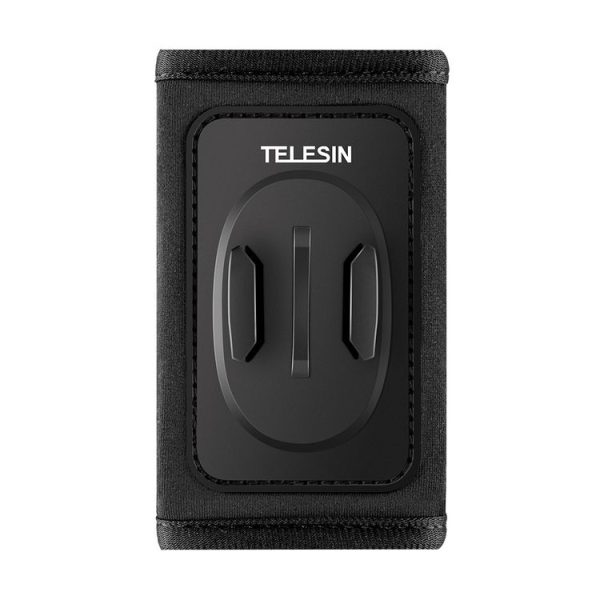 TELESIN Backpack Shoulder Strap Bracket Mount for GoPro Hero / Insta360 / SJCAM / DJI Action Accessories, Spec: Only Strap Mount